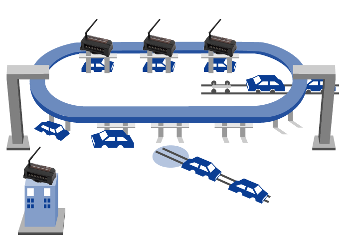 台車搬送システムのイメージ画像